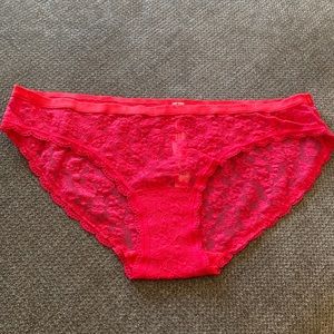 Victoria’s Secret red lace bikini Panty